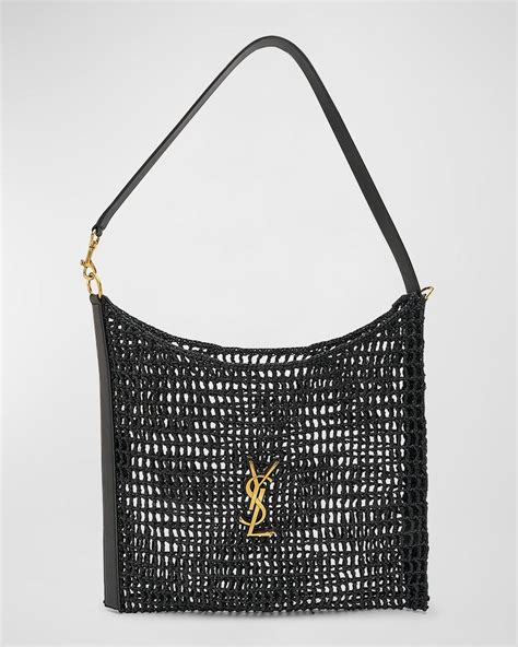 ysl raffia black|SAINT LAURENT TOTE IN RAFFIA .